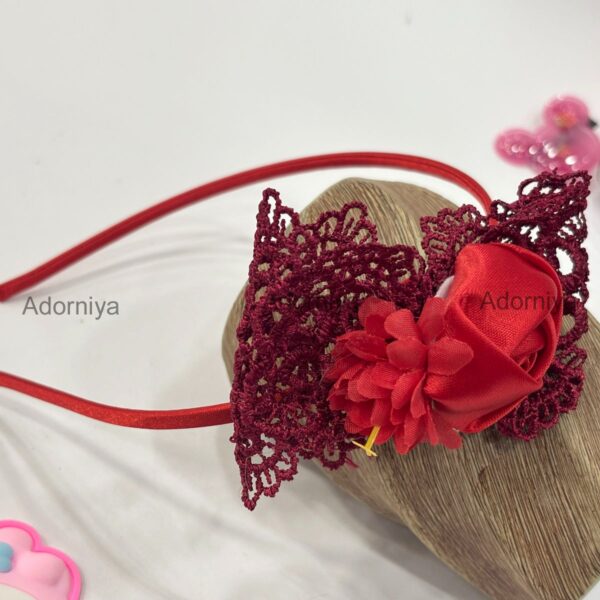 Elegant Floral Lace Headband
