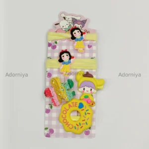 Kids Hair Accessories Set Yellow