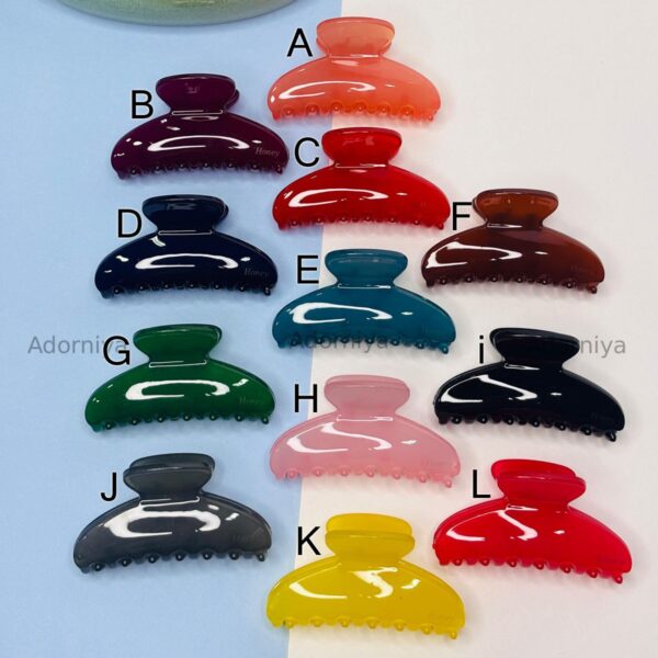 Glossy Butterfly Hair Claw