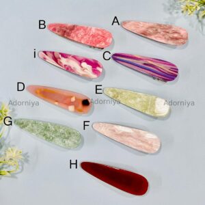 Premium Marble Finish Hair Clip