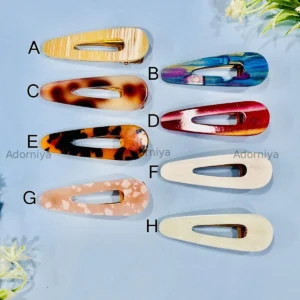 Premium Acrylic Snap Hair Clip