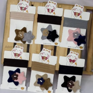 Velvet Star Hair Ties