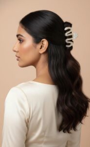 Luxury Rhinestone Gold Hair Claw Clip for Women ✨💛